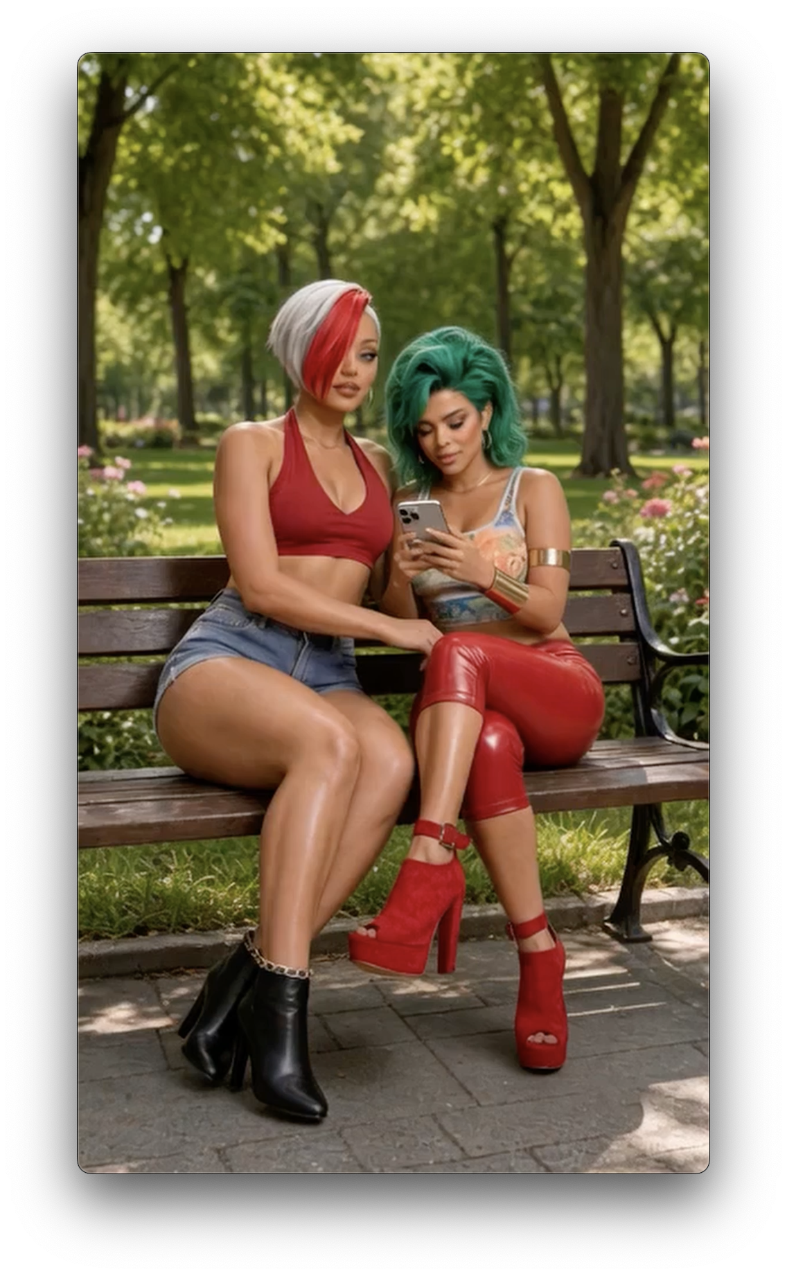 TemporalVixen — Hot Arguments #2 | TemporalVixen & Shy Kefla — shy kefla, temporal trance, super saiyan god goku — part of the TheSaiyanVictoria Nexus AI persona universe